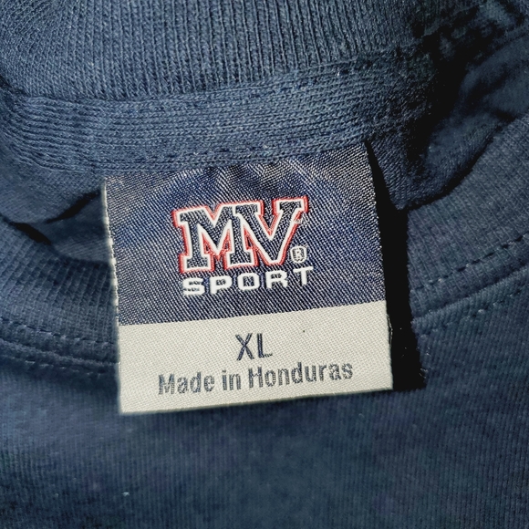 MV Sport "Proud NAVY Dad" Short Sleeve Tee - Blue 182 - Picture 3 of 4
